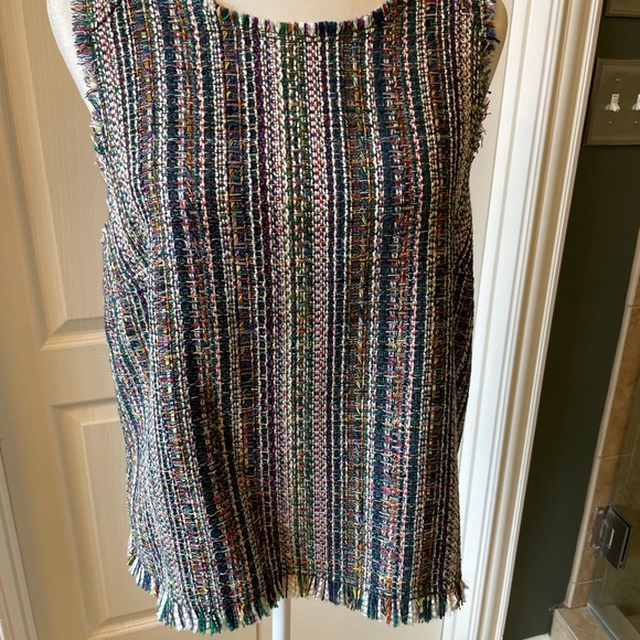 Anthropologie Tops - Anthropologie Maeve Tweed Sleeveless Blouse
